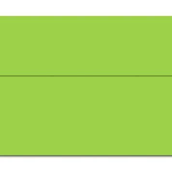 Sobres Mohawk BriteHue, tamaño A7, color verde lima, paquete de 250 para venta al por mayor de Fine Cardstock