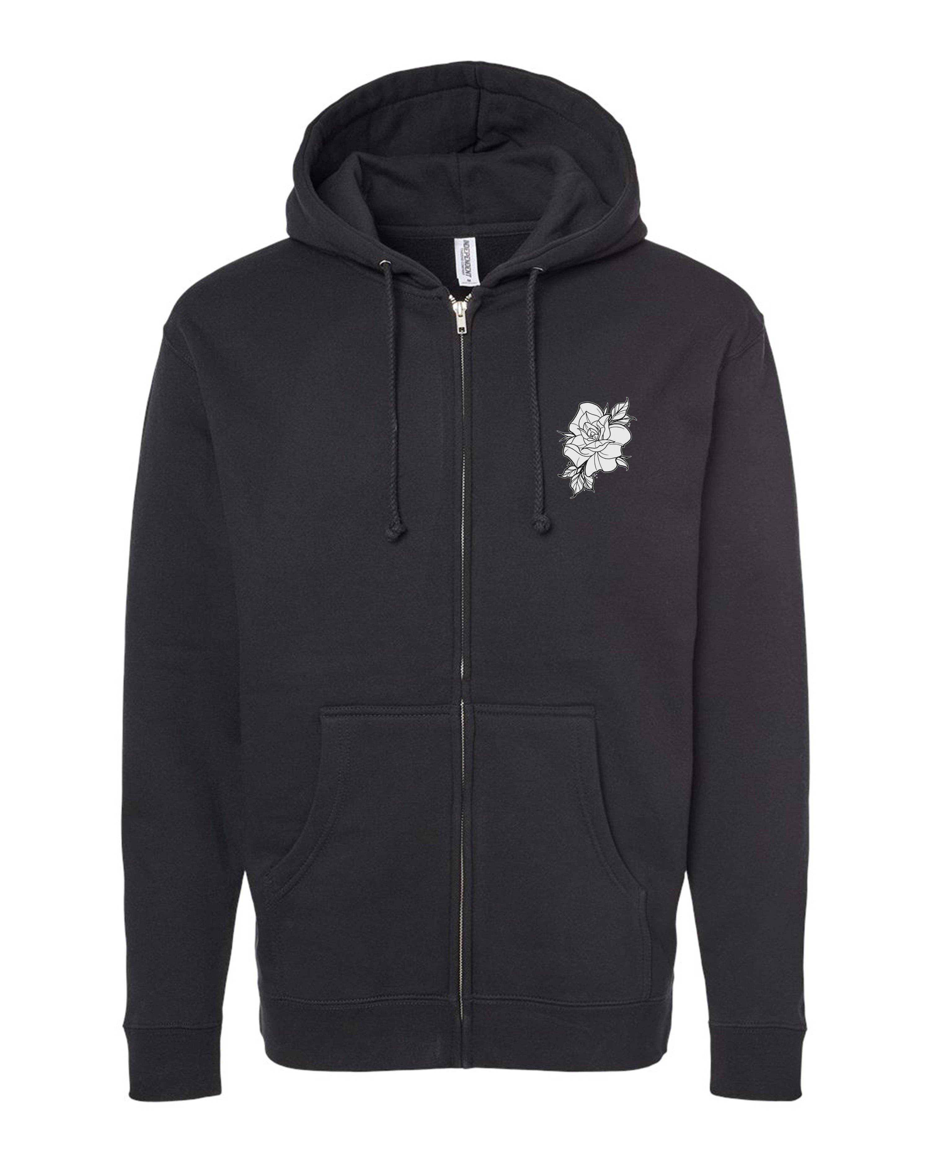 Fingers Duke - Wholesale Hoodie - Unisex - Black Presbytery · Zip Up Hoodie2