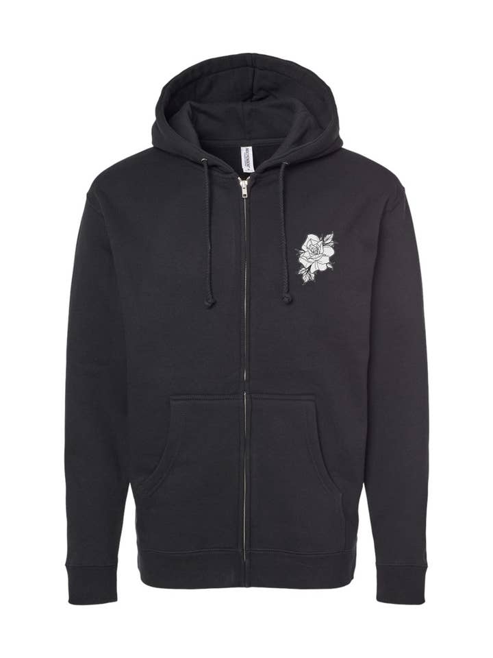 Fingers Duke - Wholesale Hoodie - Unisex - Black Presbytery · Zip Up Hoodie2