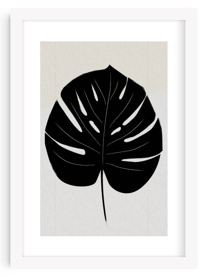 ZWART BLAD OP CRÈME voor wholesale door nordhaus