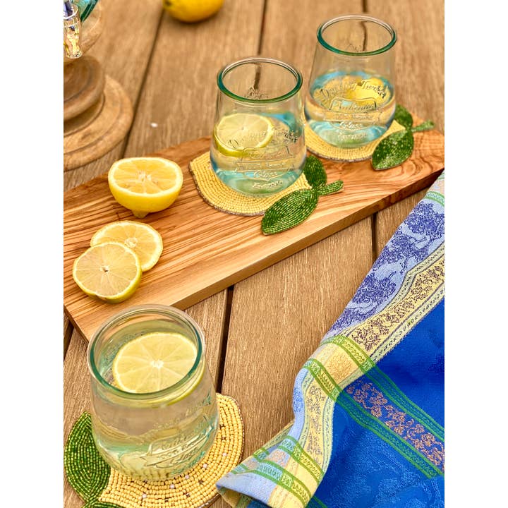 Euro Ceramica | ClayBarnHome - Wholesale Drinking Glass/Cup - Spanish Recycled Glass Bara Glass 4 Piece Tumbler Set