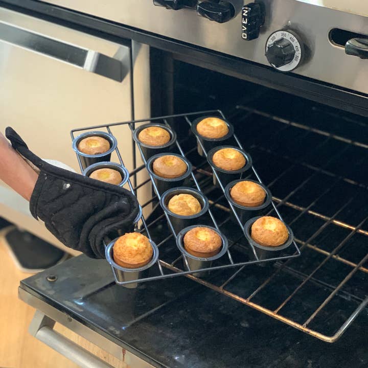 Fox Run Brands - Wholesale Baking Dish - Fox Run Non-Stick Mini Popover Pan, 12 Cups, 10.75" x 14.5"
