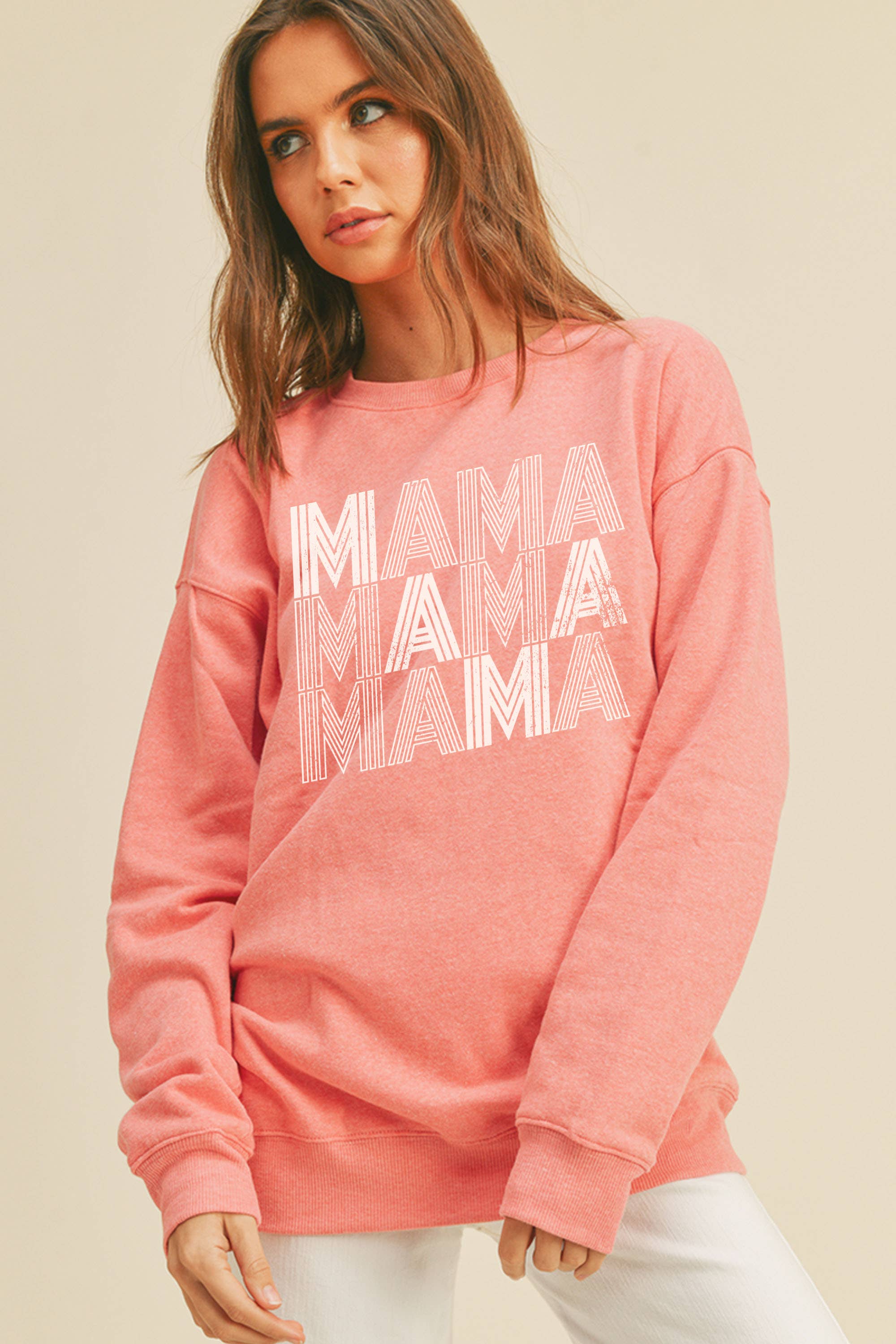 Honestee - Wholesale Graphic Sweatshirt - Women's - Mama Graphic Sweatshirt5