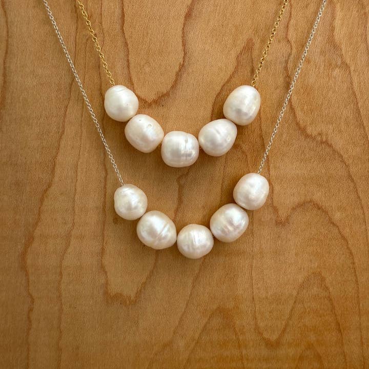 Fem Pearl Halsband för wholesale av Plumage Jewelry