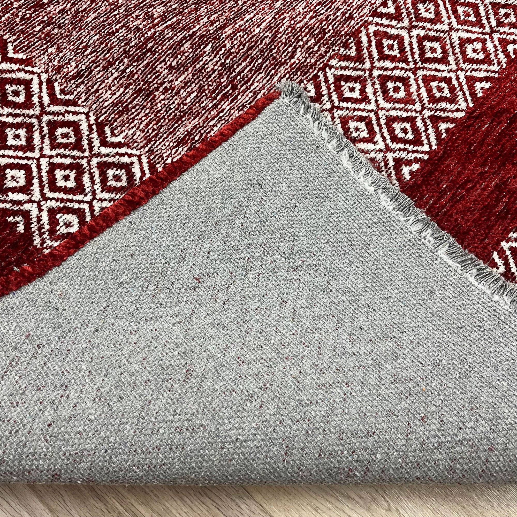 Alfa Rich Inc – wholesale Area rug – Scandinavian Red Burgundy Washable Area Rugs6