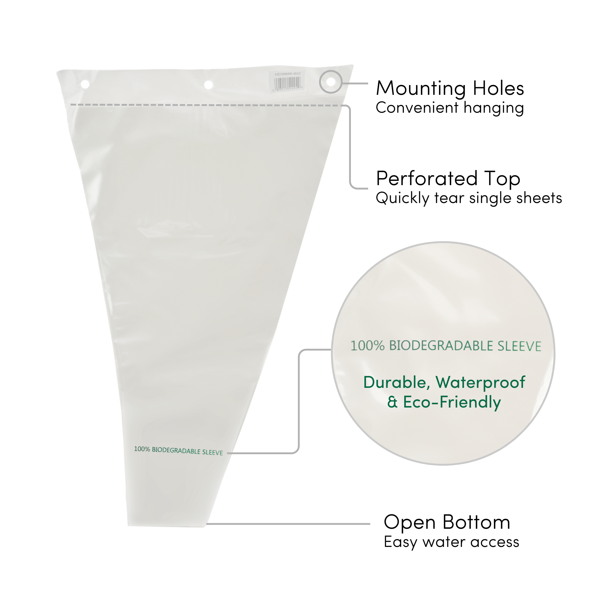 Jacobson - Wholesale Cellophane Bag - 1.6Mil Open Bopp Floral Sleeves - Pack of 1001