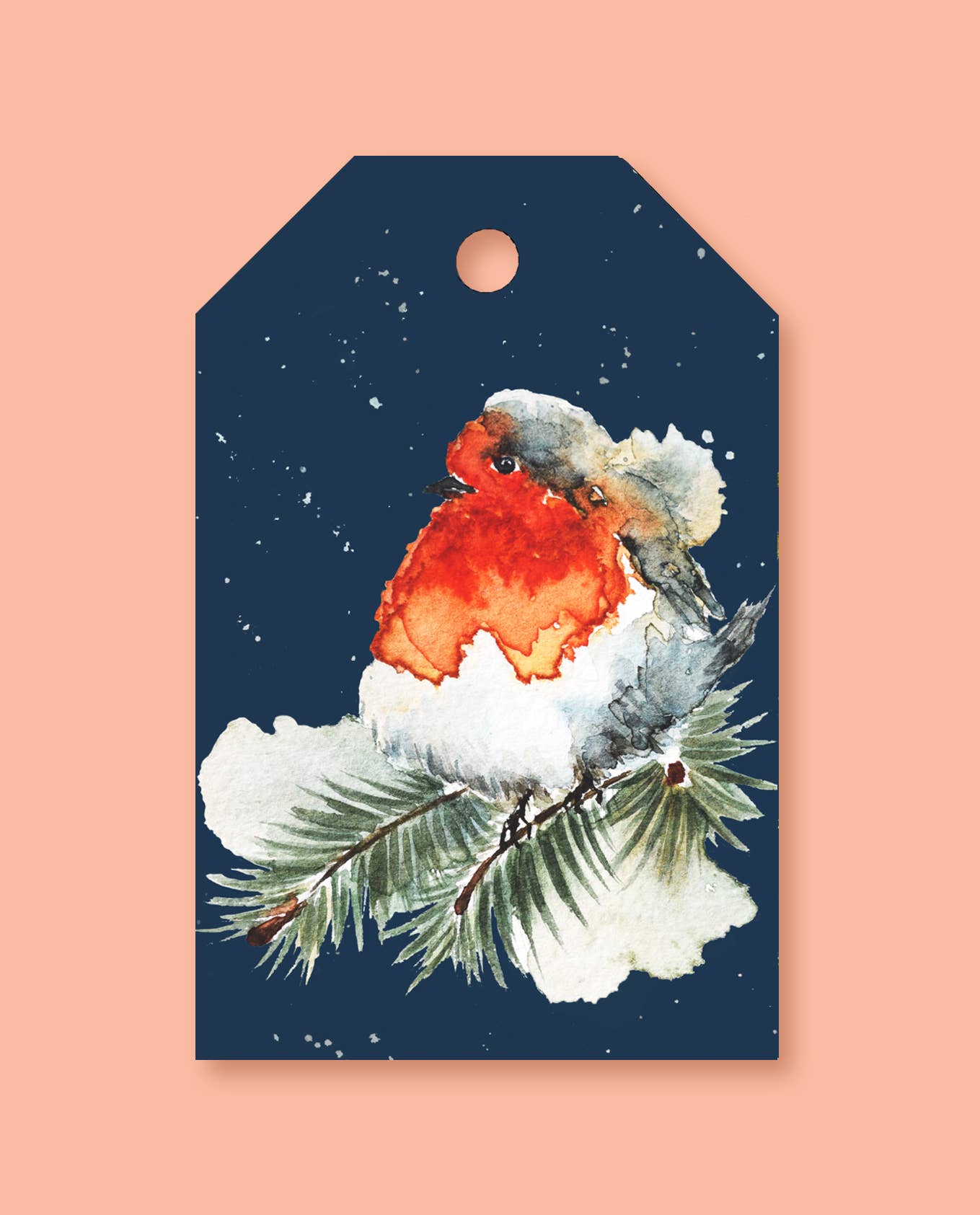 studio frewb - Wholesale Gift Tag - British Wildlife Christmas gift tags (6 tags per pack)5