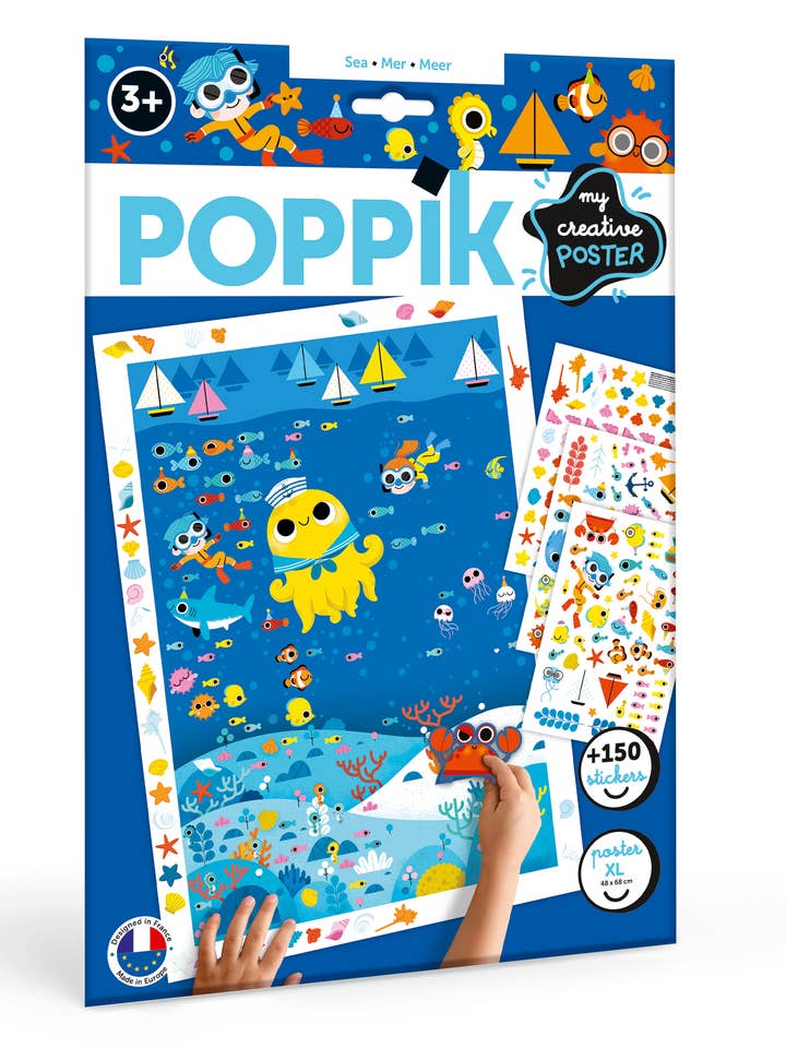 De kreative plakater i klistermærker - havet for engroshandel hos POPPIK