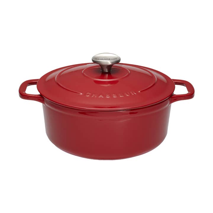Chasseur 24cm Round Casserole - Chilli Red for wholesale by Dexam UK