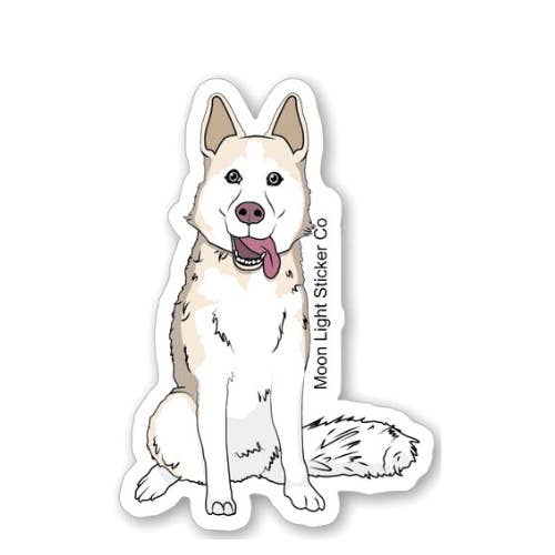 Husky Sticker for wholesale by Moon Light Sticker Co