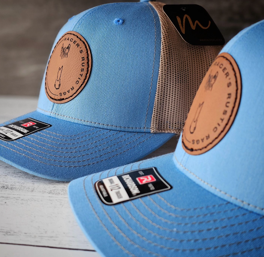 Mad River – Engroshandel Trucker hat - Unisex – Richardson 112 Trucker Hat m/Custom Round Kunstlæder Patch5