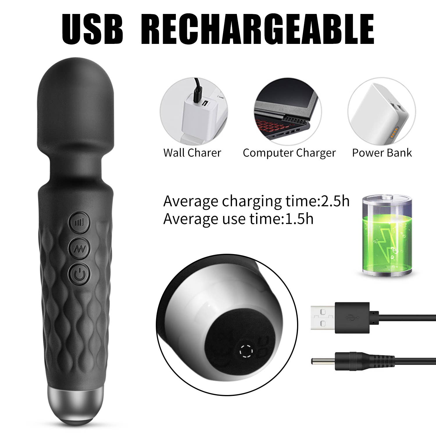 black Powerful G Spot Vibrators for Women for wholesale on Faire6