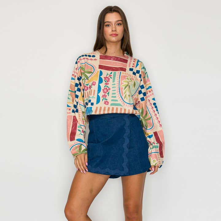 LoveWednesday – wholesale Pullovertröja - Dam – Amelie Love Tröja - LWSW12218