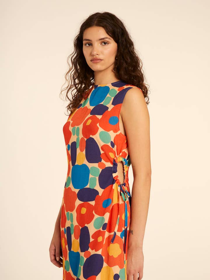Pepaloves - Wholesale Dress - Women's - VESTIDO CON ABERTURAS BLOSSOM