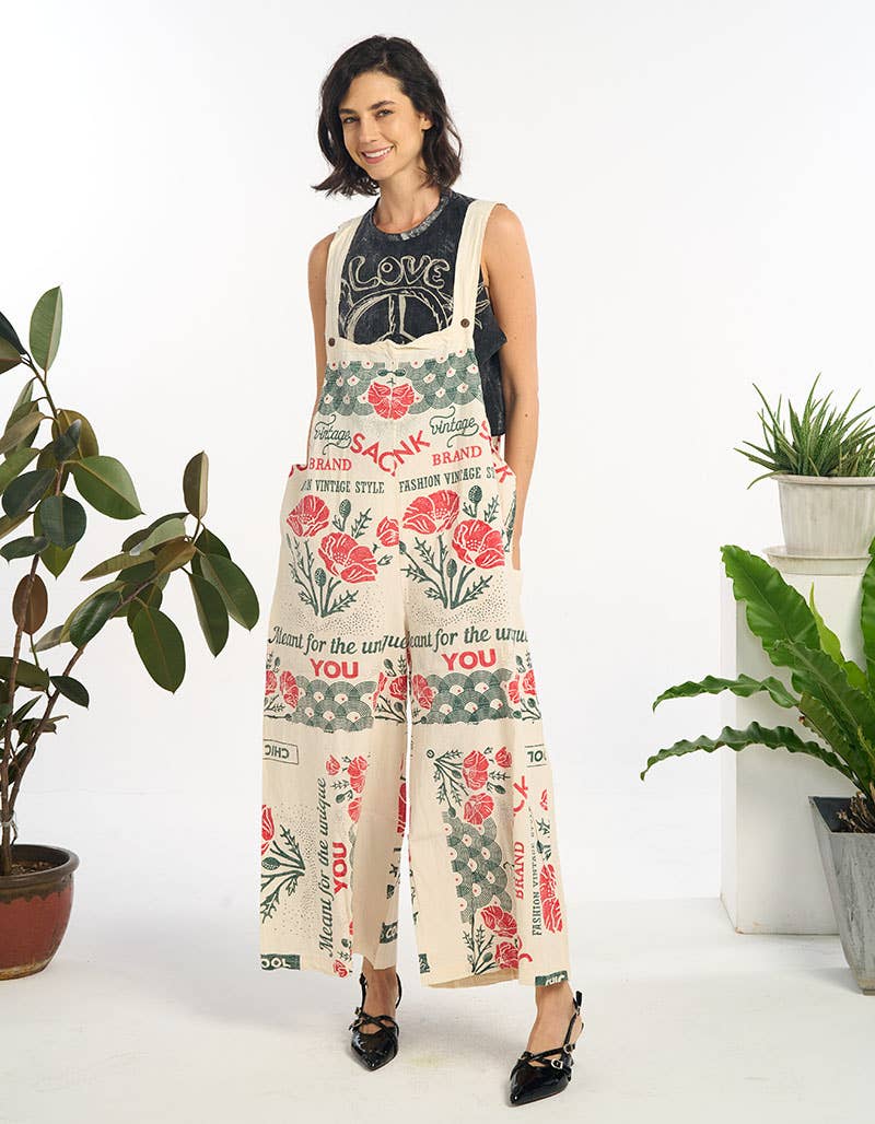 Kathmandu Imports - Wholesale Jumpsuit - Women's - WIDE LEG JUMPSUIT (TH-1926)4