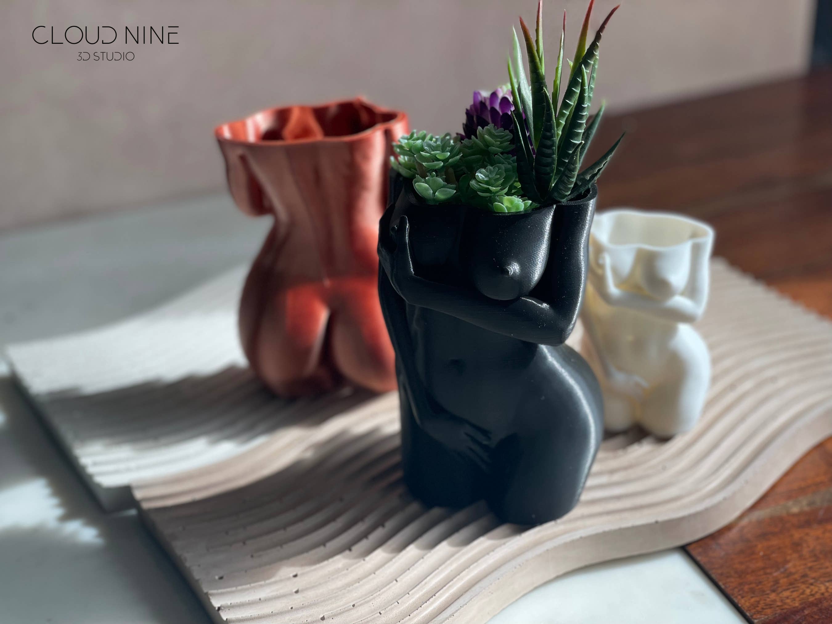 Cloud Nine 3d Studio - Wholesale Plant Pot - Naked Woman Planter, Nude Woman Planter1