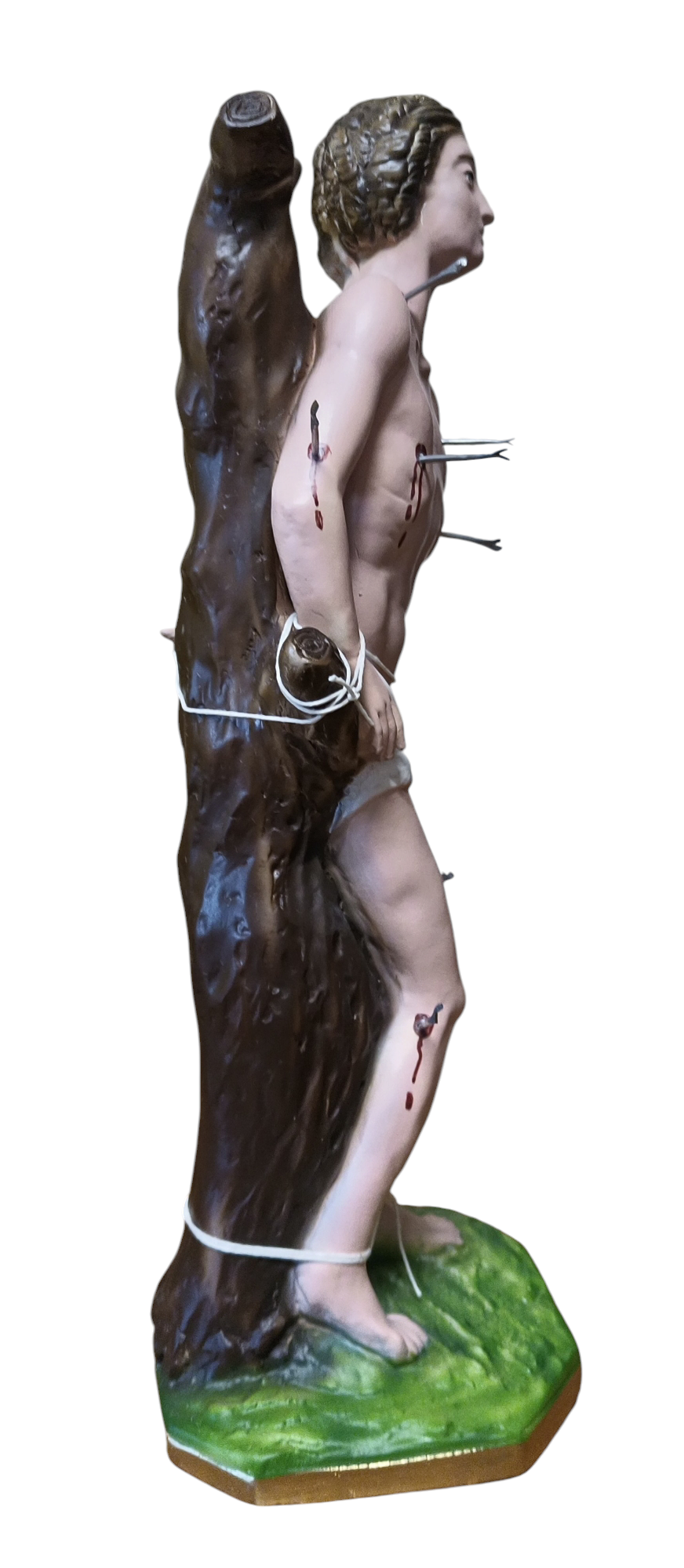 Costa Articoli Religiosi - Venta al por mayor Escultura - Estatua San Sebastián cm. 45 en yeso2