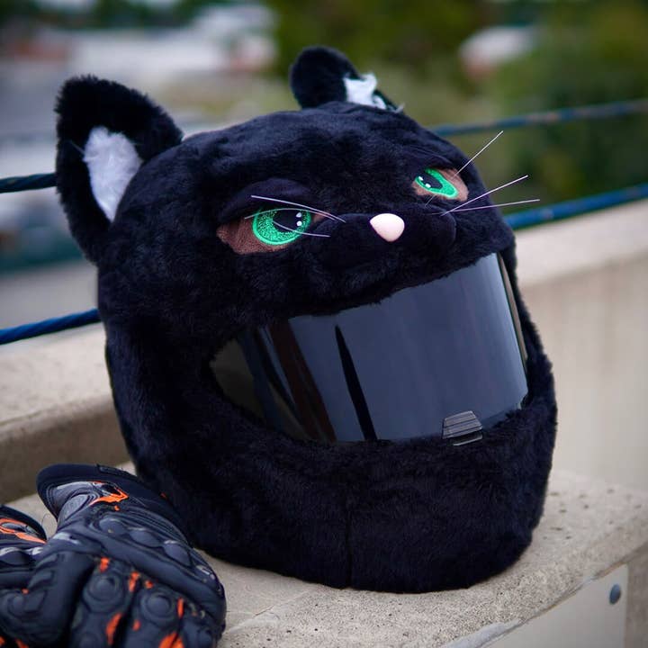 Moto Loot - Wholesale Costume - Unisex - Motorcycle Helmet Cover - Cat