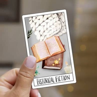 Adesivo di Tarocchi di Narrativa Storica per la vendita all'ingrosso da parte di Awfullynerdy.co