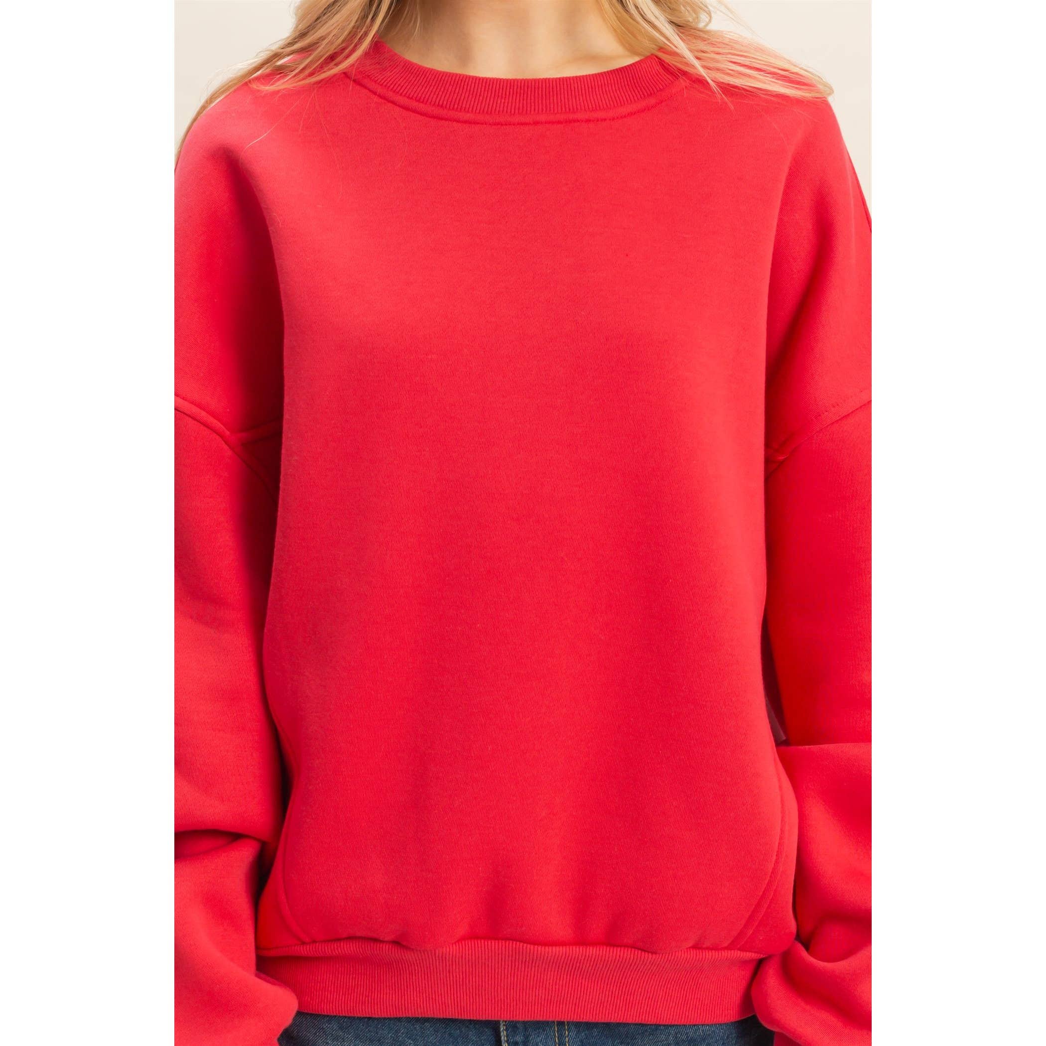 HYFVE - Wholesale Sweatshirt - Women's - Crew Neck Oversized Sweatshirt10