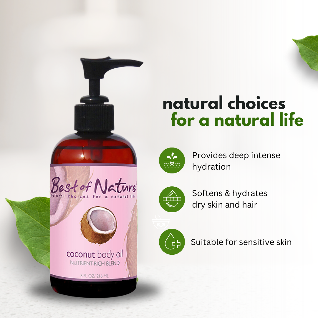 Best of Nature – Großhandel Bade-/Körperöl – Feuchtigkeitsspendendes, duftfreies fraktioniertes Kokosnuss-Körperöl, 8oz2