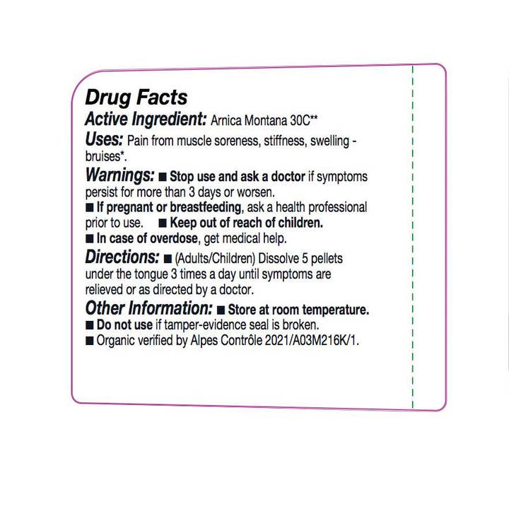 Ollois - Wholesale Oral Supplement/Vitamin - Ollois Arnica Montana 30c Cube Display (12ea) (For Retail)3