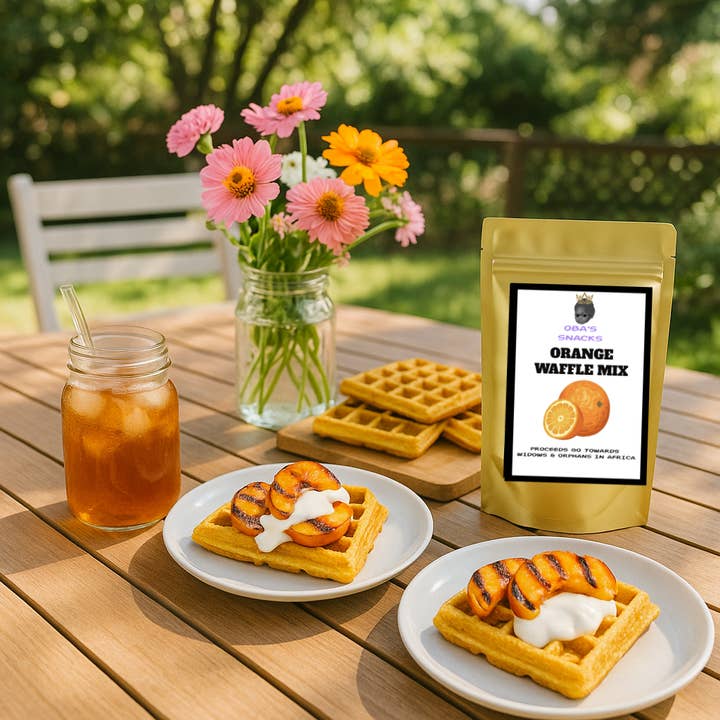 Orange Waffle Mix for wholesale by Maqoba
