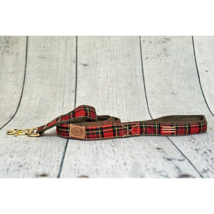 Finnegan’s Standard Goods – trela - Cão por atacado – 1 “CHUMBO XADREZ HIGHLAND