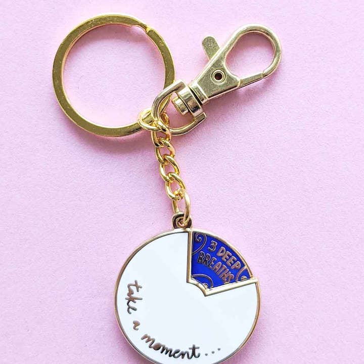 Rainbow Space Unicorn - Wholesale Keychain – Women's - Self Care Spinner Keychain4