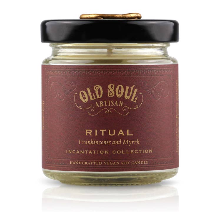 Old Soul Artisan - Wholesale Jar/Filled Candle - Ritual - 4 Oz  Soy Candle - Inspired by Herbal Folklore0