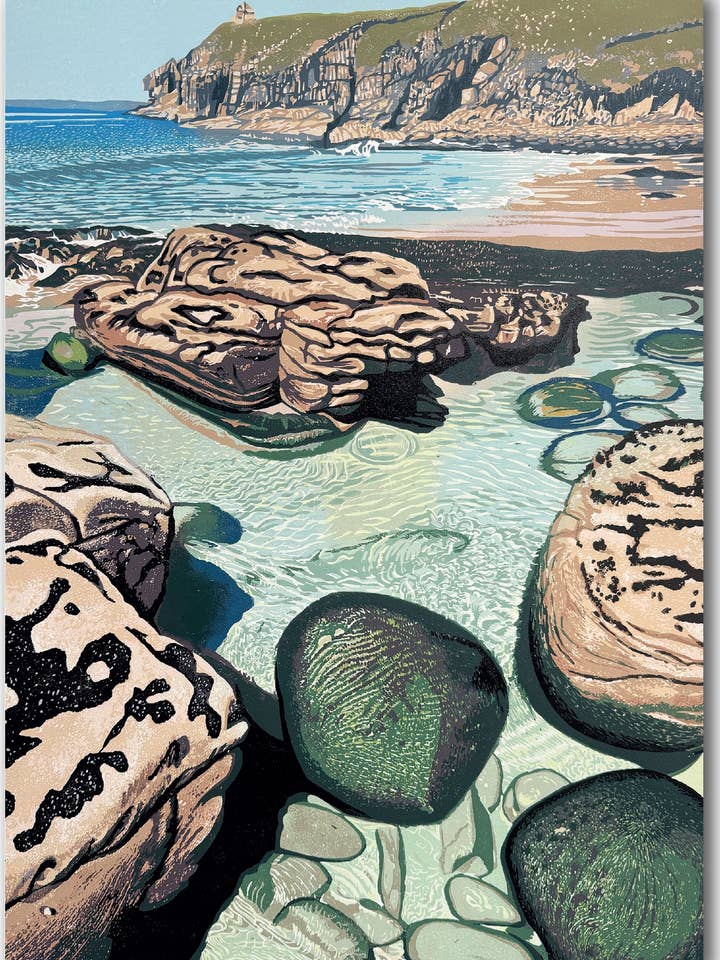 NC480 Rinsey Rockpool - Hazel McNab for wholesale by Cardiau Nico Cards