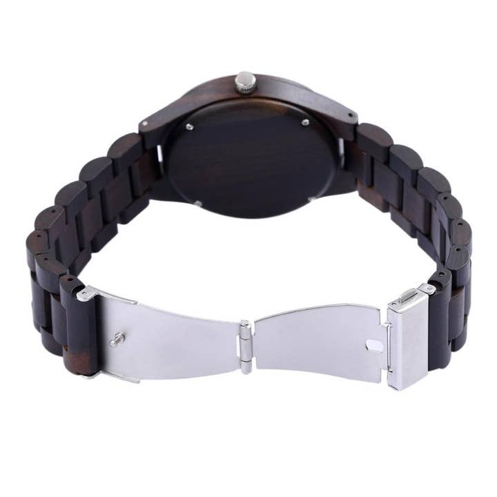 Ebony Fashion Simple Wooden Watch Couple Watch for wholesale on Faire8