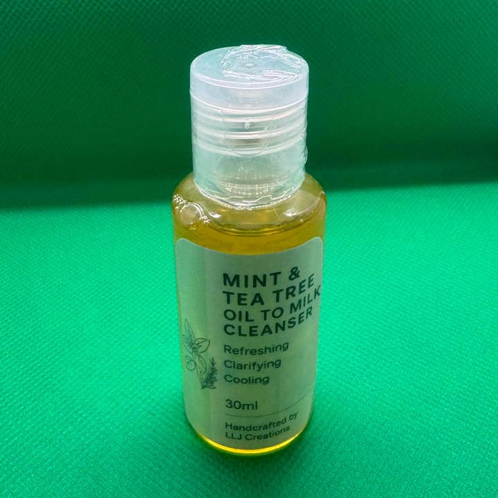 Mint & Tea Tree Oil to Milk Cleanser for wholesale by LLJ Creations
