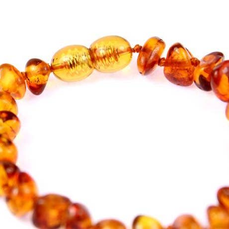 SilverAmber Jewellery - Wholesale Beaded Bracelet - Beautiful Baroque Bracelets & Anklets in Cognac, Mix, Lemon & Honey colours - Various Sizes5