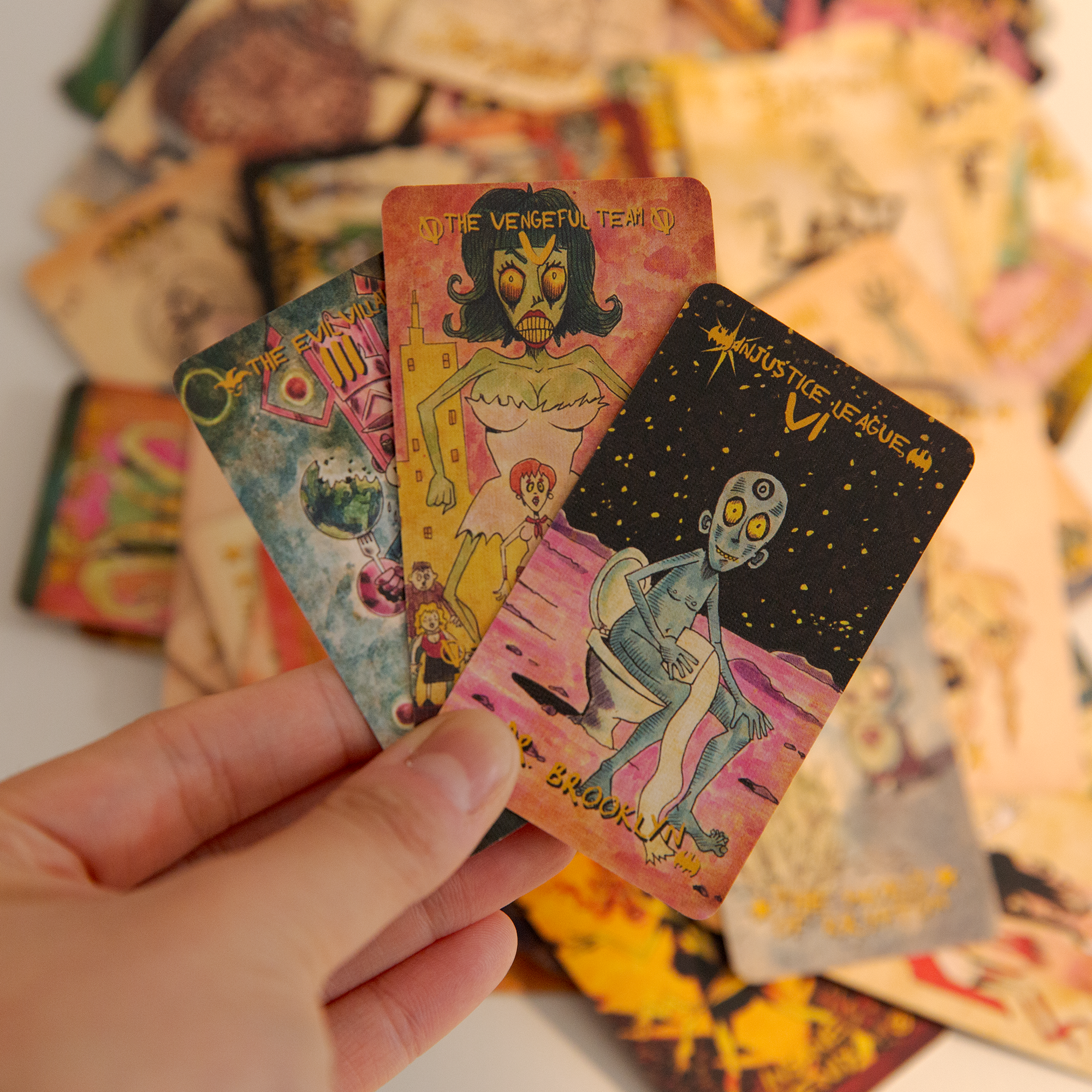 Vermilion Collection - Wholesale Tarot/Oracle Card - Superheroes Parody Mini Tarot8