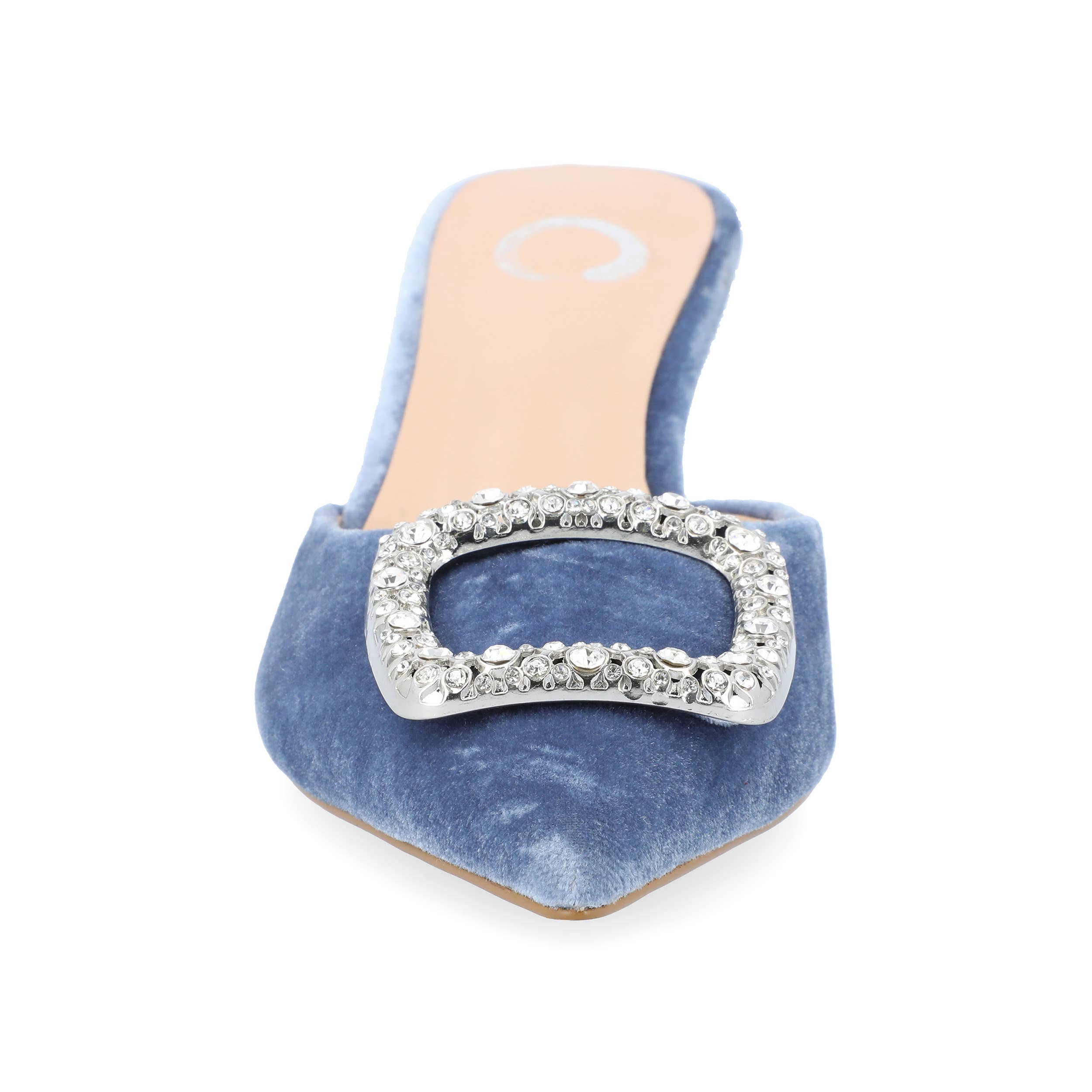 Journee - Wholesale Low Heels - Women's - Rishie Kitten Heeled Mules In Velvet17