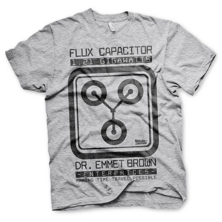 Hybris Production AB - Wholesale Screen Printed T-Shirt - Unisex - Flux Capacitor T-Shirt2
