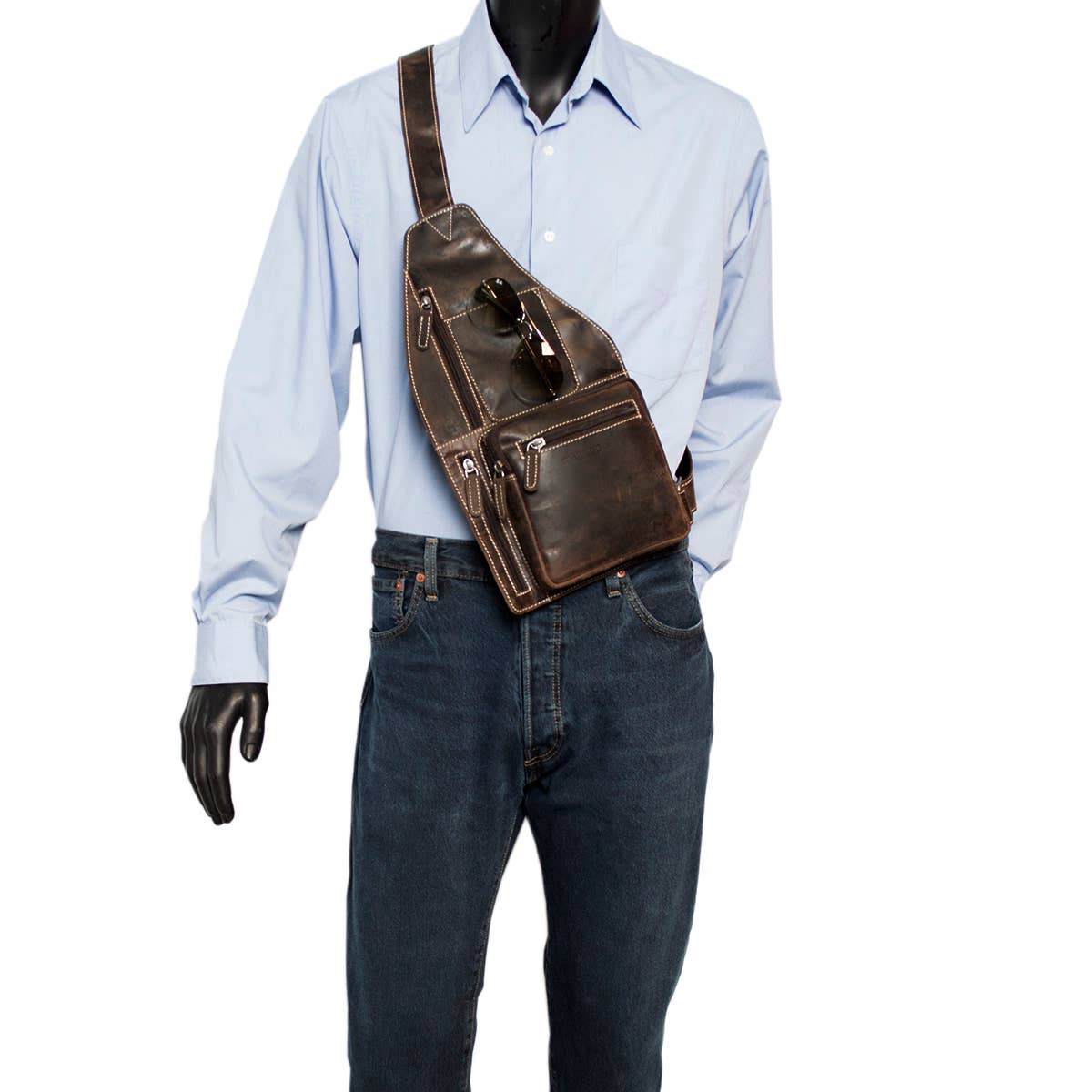 Arrigo - Wholesale Crossbody Bag - Women's - Arrigo Crossbody Shoulder Bag Buffalo Leather - 3 Colours8