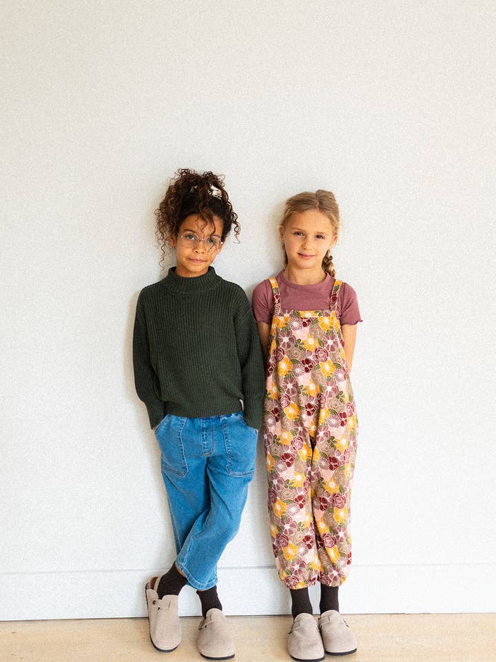 Kids Denim Barrel Pants for wholesale by Jax & Lennon Clothing Co.