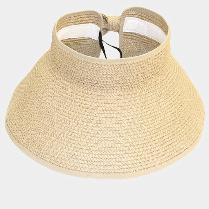 Embellish Your Life - Vente Visière – femme - Visière en paille compressible4