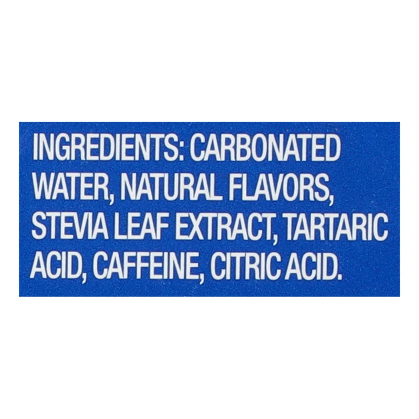 Ware Spark - Wholesale Soda/Carbonated Drink - Zevia - Soda Vanilla Cola - Case Of 4-6/12 Fluid Ounces1