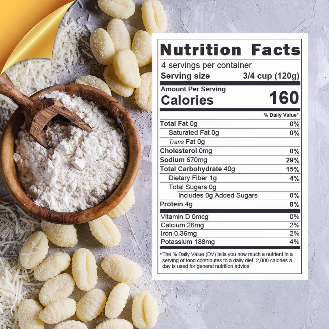 Wholesale Italian Food - Wholesale Pasta - L'Oro Del Sud Gluten Free Potato Gnocchi (12 Pack x 1 lb)8