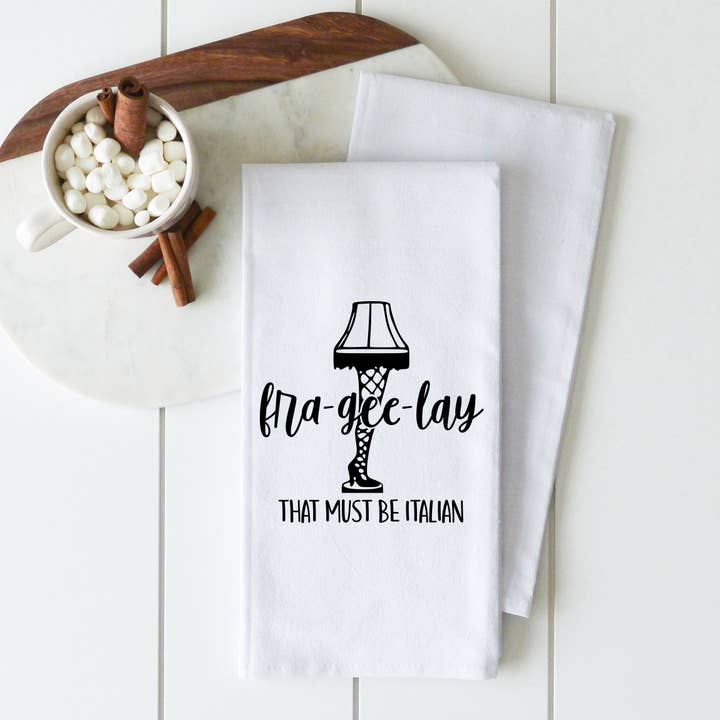 Frageelay Tea Towel for wholesale by Porter Lane Home