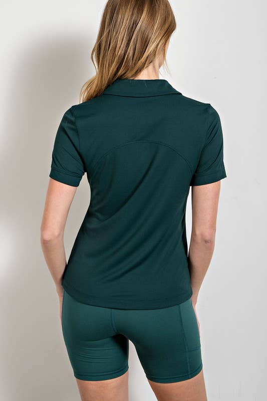 Sunday Morning – wholesale Polo – Women’s – T859737 Short Sleeve Quick Dry Golf Polo T-Shirt11