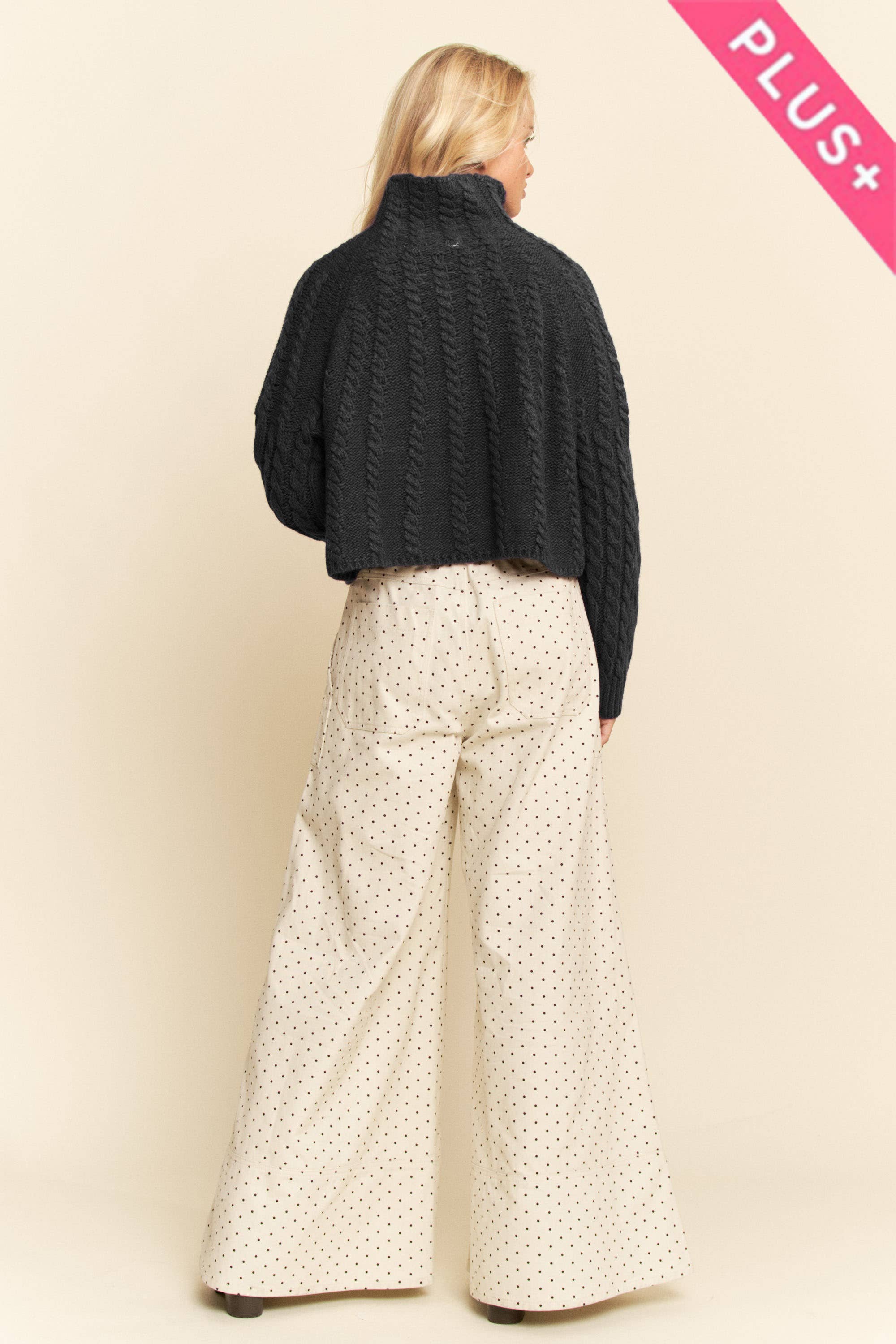 Davi & Dani - Wholesale Pullover-trui - Dames - PLUS KABELBREISE COLTRUI BREISTRUCTUUR TRUI16