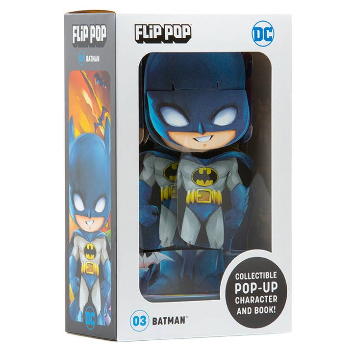 DC Flip Pop : Batman™ (nouvelle série, figurine éphémère et livret) pour la vente par Insight Editions - #1 Pop Culture Publisher