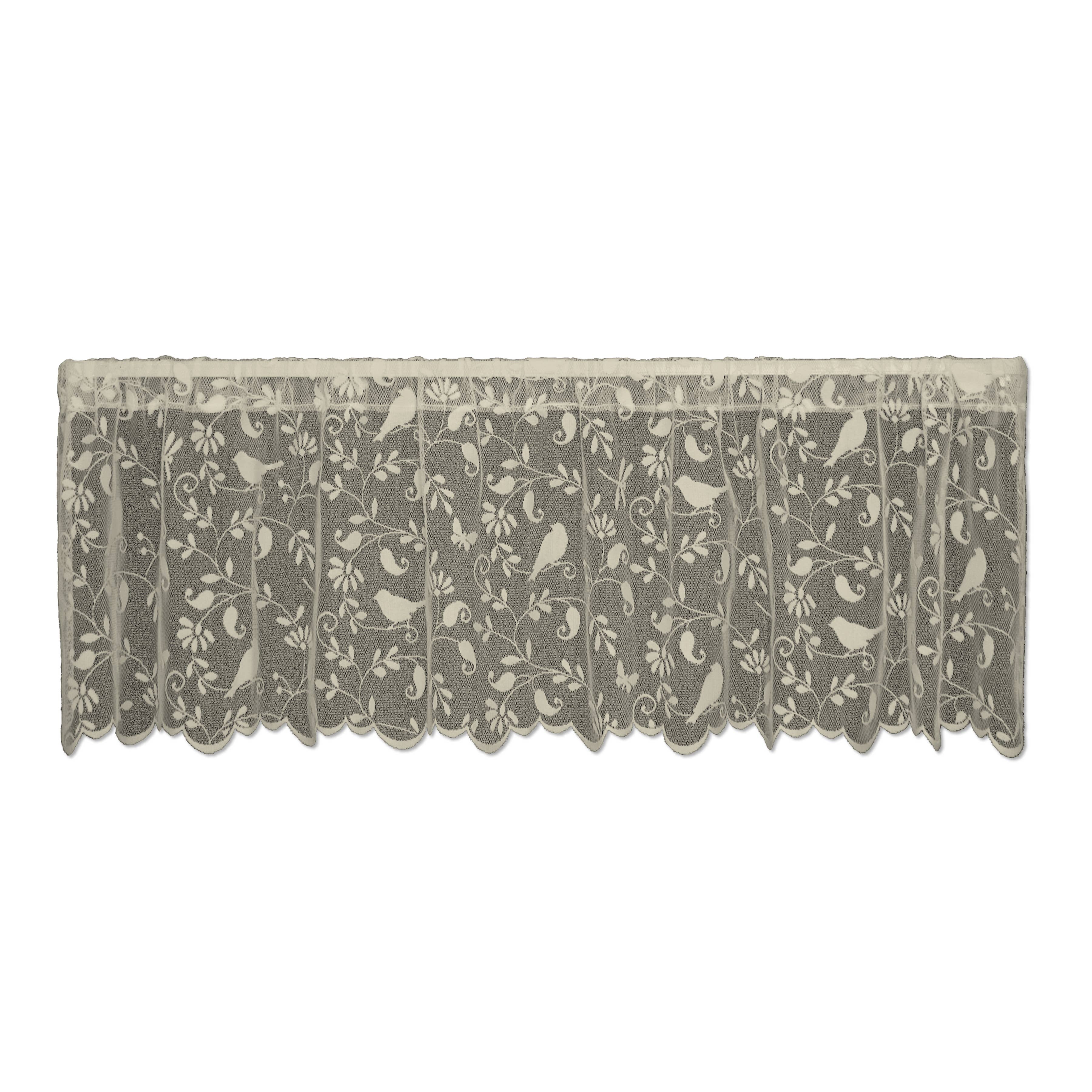 Heritage Lace - Wholesale Valance - Bristol Garden 60x18 Café Lace Curtain Valance1