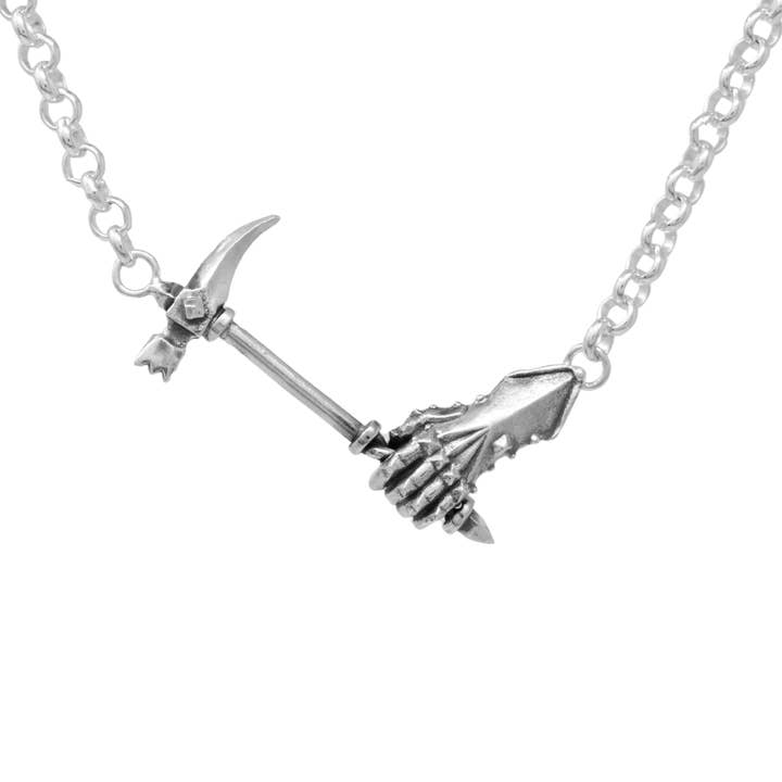 Melee Necklace with Lucerne Hammer for wholesale by Morgaine Faye