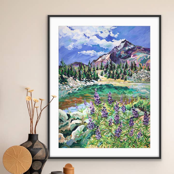 Anisa Asakawa - Wholesale Art Print - High Tarn at Broken Top Fine Art Print1