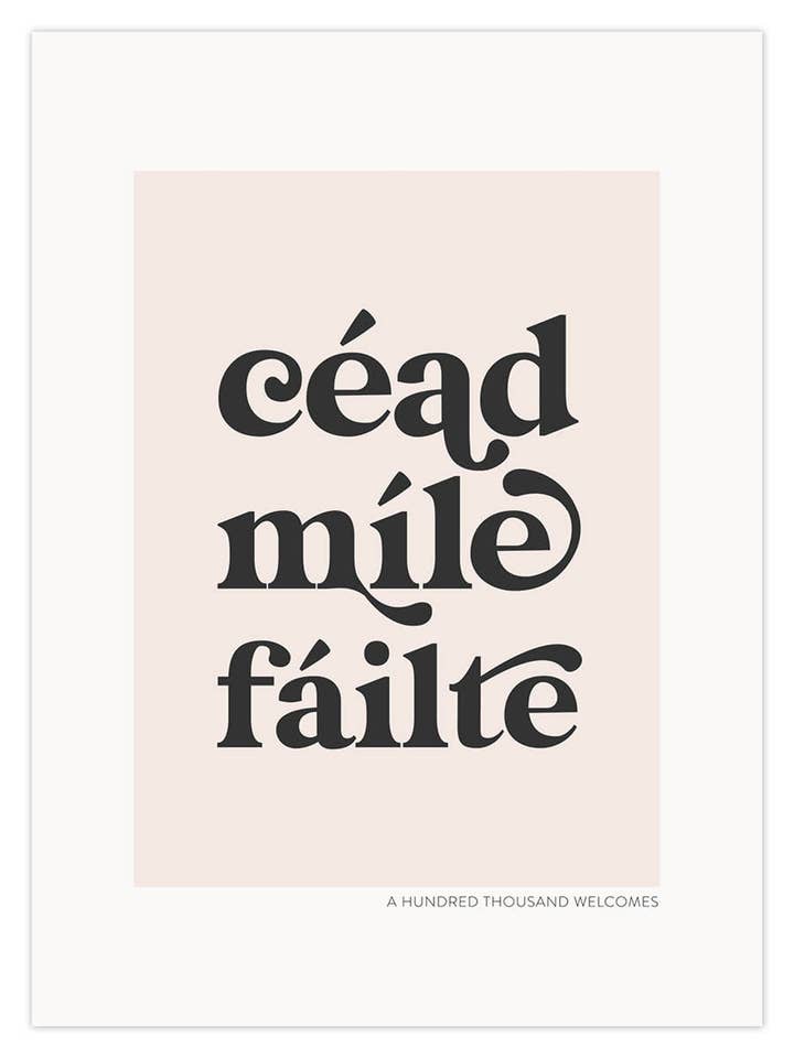 céad míle fáilte pour la vente par Dusty Boy Designs